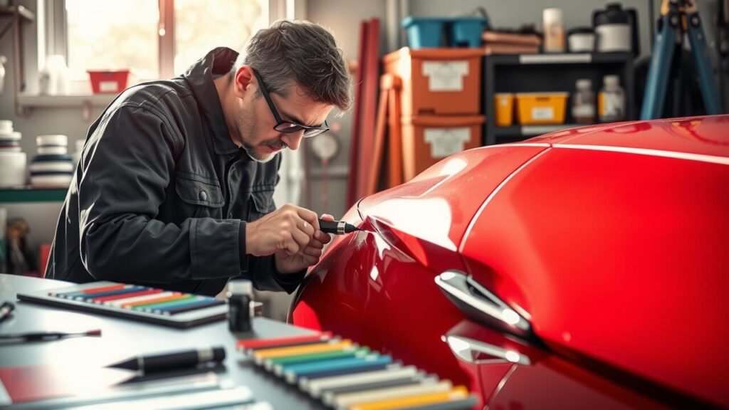 Applying Color Matching for Chip Repair Success