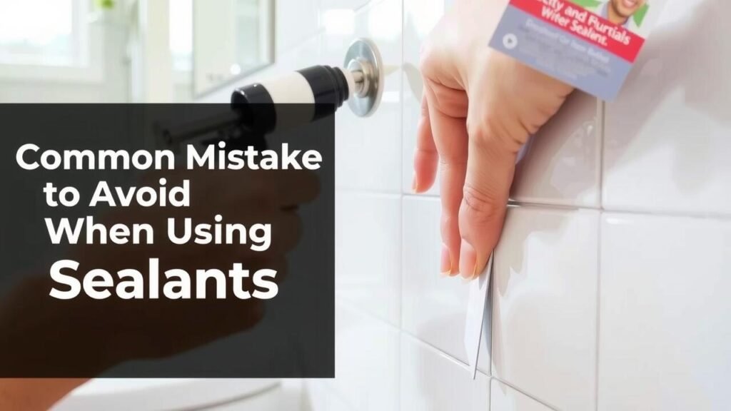 Common Mistakes to Avoid When Using Sealants