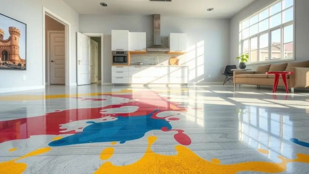 Enhancing Aesthetics with Colored Epoxy Coating