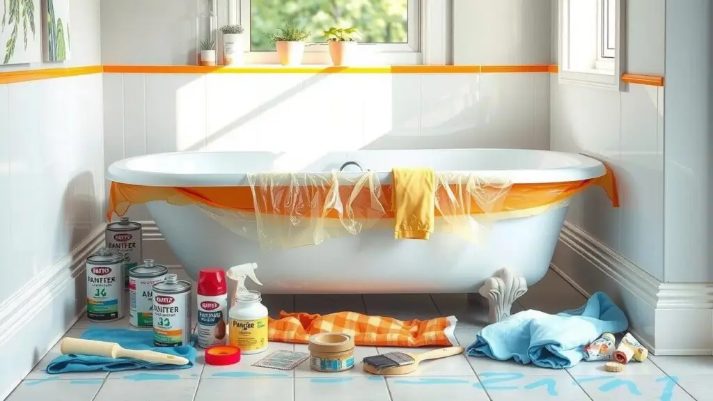 Preparing Your Bathtub Surface for Spray Painting