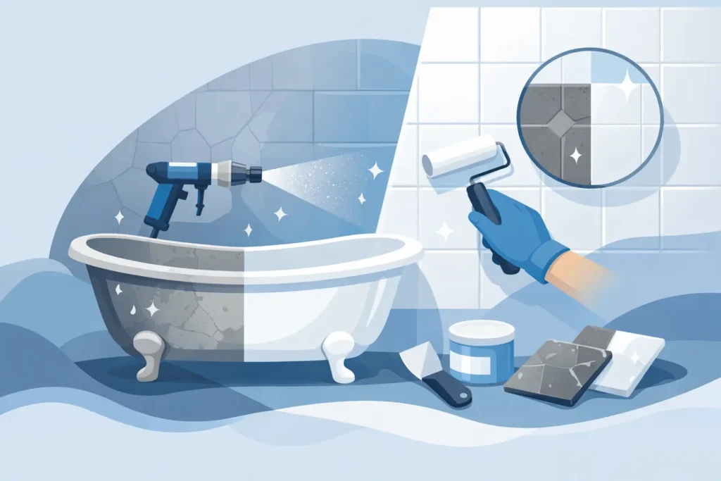 Bathtub Refinishing and Tile Reglazing