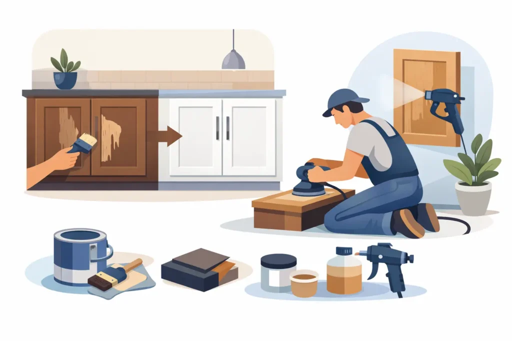 Can Cabinets Be Refinished? Yes - Here’s How