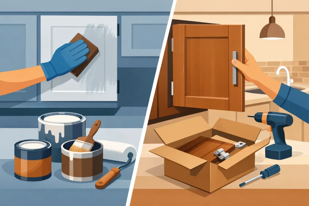 Is It Better to Refinish or Replace Kitchen Cabinets?