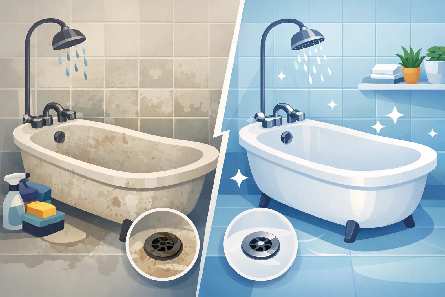 Bathtub Reglazing Before After Examples