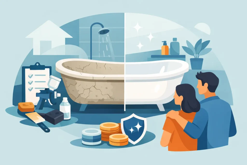 Homeowner Guide to Tub Resurfacing Costs and Care