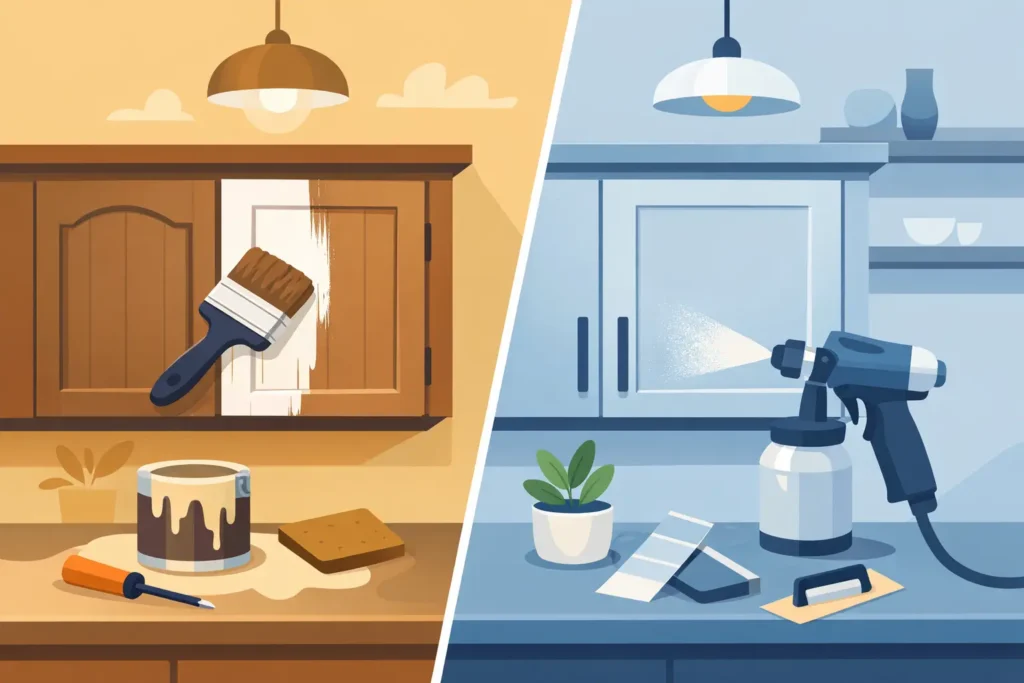 How to Update Old Cabinets Without Replacing