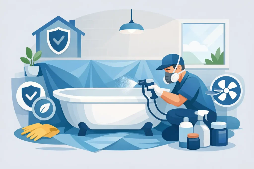 Is Bathtub Refinishing Safe for Your Home?